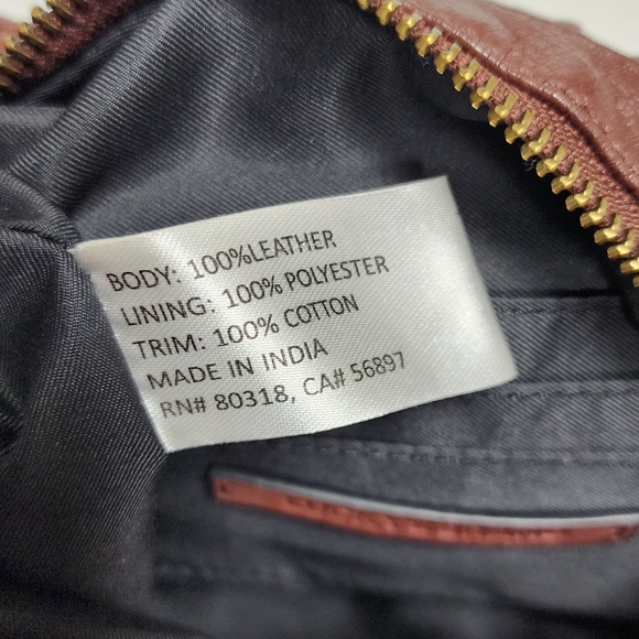 Lucky brand Jixi leather crossbody bag brown color - Picture 15 of 16